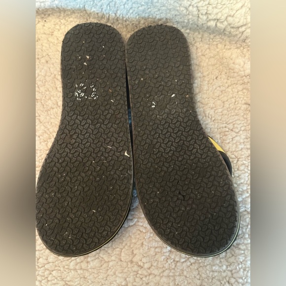 J.Crew Lot of 2 Plaid & Flamingo Canvas Flip Flops Women’s Size 8 - Picture 6 of 6